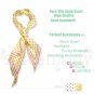 Sexy Yellow/Purple POLKA-DOT Long SILK Head Scarf-BNWT