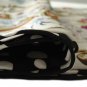 Beautiful Colorful Polka Dot Floral 100% Pure Twill Silk Large Square Scarf