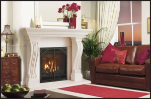 74 Chateau Series Jordana Stone Fireplace Mantel Mantle