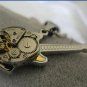 Alfresco Style GUITAR steampunk necklace with a vintage watch movement WORLDWIDE FREE SHIPPING