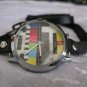 Handmade Leather Wrap Bracelet Watch with a lovely OLD TV pattern WORLDWIDE FREE SHIPPING