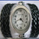 Handmade Leather Wrap Bracelet Watch with a lovely pattern WORLDWIDE FREE SHIPPING