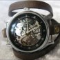 Handmade Unisex Steampunk Mechanical watch with a lovely skeleton pattern WORLDWIDE FREE SHIPPING
