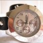Handmade Leather Wrap Bracelet Watch with a lovely pattern WORLDWIDE FREE SHIPPING