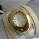 Handmade Leather Wrap Bracelet Watch with a lovely pattern WORLDWIDE FREE SHIPPING