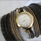 Handmade Leather Wrap Bracelet Watch with a lovely pattern WORLDWIDE FREE SHIPPING