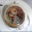 Handmade Leather Wrap Bracelet Watch with a lovely pattern WORLDWIDE FREE SHIPPING