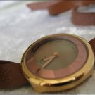 Handmade Leather Wrap Bracelet Watch with a lovely pattern WORLDWIDE FREE SHIPPING