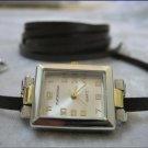 Handmade Leather Wrap Bracelet Watch with a lovely pattern WORLDWIDE FREE SHIPPING