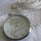 Handmade Leather Wrap Bracelet Watch with a lovely pattern WORLDWIDE FREE SHIPPING