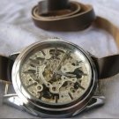 Handmade Leather Wrap Bracelet Watch with a lovely pattern WORLDWIDE FREE SHIPPING