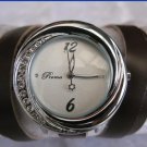 Handmade Leather Wrap Bracelet Watch with a lovely pattern WORLDWIDE FREE SHIPPING
