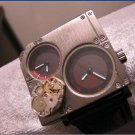 Handmade Leather Wrap Bracelet Watch with a lovely pattern WORLDWIDE FREE SHIPPING