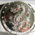 Unique quality real leather Transformers buckle with an oil lighter