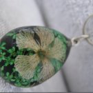 Handmade Necklace with dried pressed real flowers Worldwide Free Shipping