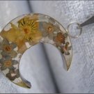 Handmade Necklace with dried pressed real flowers Worldwide Free Shipping