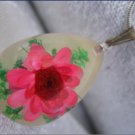 Handmade Necklace with dried pressed real flowers Worldwide Free Shipping
