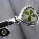 Handmade Four Leaf lucky clover nacklace worldwide free shipping