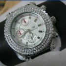 Handmade Leather Wrap Bracelet Watch with a lovely pattern WORLDWIDE FREE SHIPPING