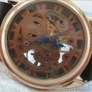 Handmade Leather Wrap Bracelet Watch with a lovely pattern WORLDWIDE FREE SHIPPING