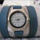 Handmade Leather Wrap Bracelet Watch with a lovely pattern WORLDWIDE FREE SHIPPING