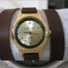 Handmade Leather Wrap Bracelet Watch with a lovely pattern WORLDWIDE FREE SHIPPING