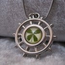 Four Leaf Clover necklace Handmade Saint Patrick Irish shamrock 4 Four Leaf Lucky Clover