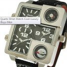 Steampunk skeleton Mechanical Watch Genuine leather Watch with a full skeleton pattern Free Ship
