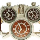 Steampunk skeleton Mechanical Watch Genuine leather Watch with a full skeleton pattern Free Ship
