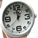 Leather Wrap Bracelet leather Watch with a brown real leather band with a lovely pattern FREE SHIP