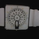 Leather Wrap Bracelet leather Watch with a brown real leather band with a lovely pattern FREE SHIP