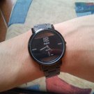 Leather Wrap Bracelet leather Watch with a brown real leather band with a lovely pattern FREE SHIP