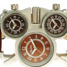 Steampunk skeleton Mechanical Watch Genuine leather Watch with a full skeleton pattern Free Ship