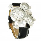 Steampunk skeleton Mechanical Watch Genuine leather Watch with a full skeleton pattern Free Ship