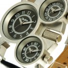Steampunk skeleton Mechanical Watch Genuine leather Watch with a full skeleton pattern Free Ship
