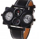 Steampunk skeleton Mechanical Watch Genuine leather Watch with a full skeleton pattern Free Ship