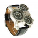 Steampunk skeleton Mechanical Watch Genuine leather Watch with a full skeleton pattern Free Ship