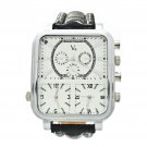 Steampunk skeleton Mechanical Watch Genuine leather Watch with a full skeleton pattern Free Ship