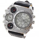 Steampunk skeleton Mechanical Watch Genuine leather Watch with a full skeleton pattern Free Ship