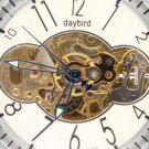 Steampunk skeleton Mechanical Watch Genuine leather Watch with a full skeleton pattern Free Ship