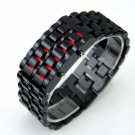 Leather Wrap Bracelet leather Watch with a brown real leather band with a lovely pattern FREE SHIP