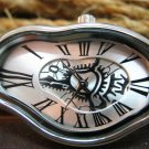 Wave Wavy Time Warp Leather Wrap Dali Fluid Watch