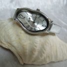 Wave Wavy Time Warp Leather Wrap Dali Fluid Watch