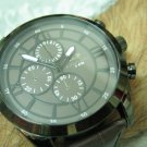 Men Women Bracelet Leather Wrap Wrist Cuff Watch Skeleton Mechanical Army watch