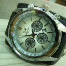 Men Women Bracelet Leather Wrap Wrist Cuff Watch Skeleton Mechanical Army watch