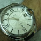 Men Women Bracelet Leather Wrap Wrist Cuff Watch Skeleton Mechanical Army watch