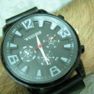 Men Women Bracelet Leather Wrap Wrist Cuff Watch Skeleton Mechanical Army watch