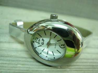 Men Women Bracelet Leather Wrap Wrist Cuff Watch Skeleton Mechanical Army watch