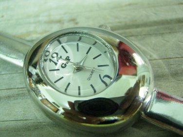 Men Women Bracelet Leather Wrap Wrist Cuff Watch Skeleton Mechanical Army watch