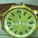 Men Women Bracelet Leather Wrap Wrist Cuff Watch Skeleton Mechanical Army watch